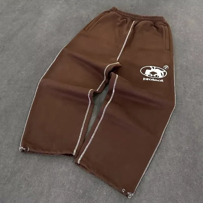 Y2K Embroidered Sweatpants