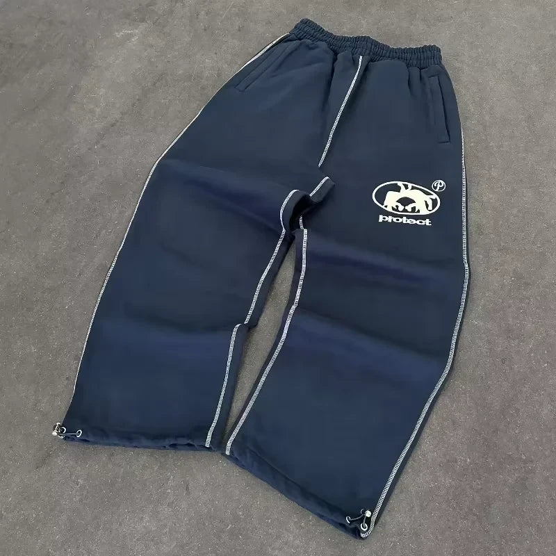 Y2K Embroidered Sweatpants