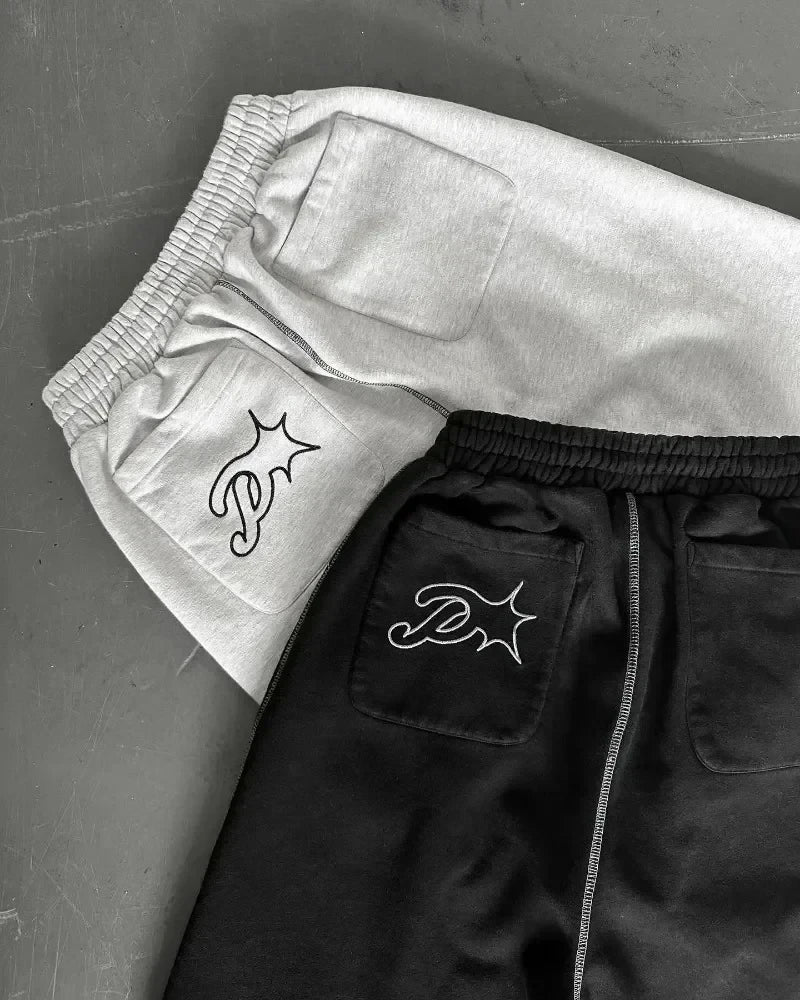 Y2K Embroidered Sweatpants